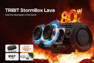 Tribit Launches the Powerful and Versatile StormBox Lava Speaker