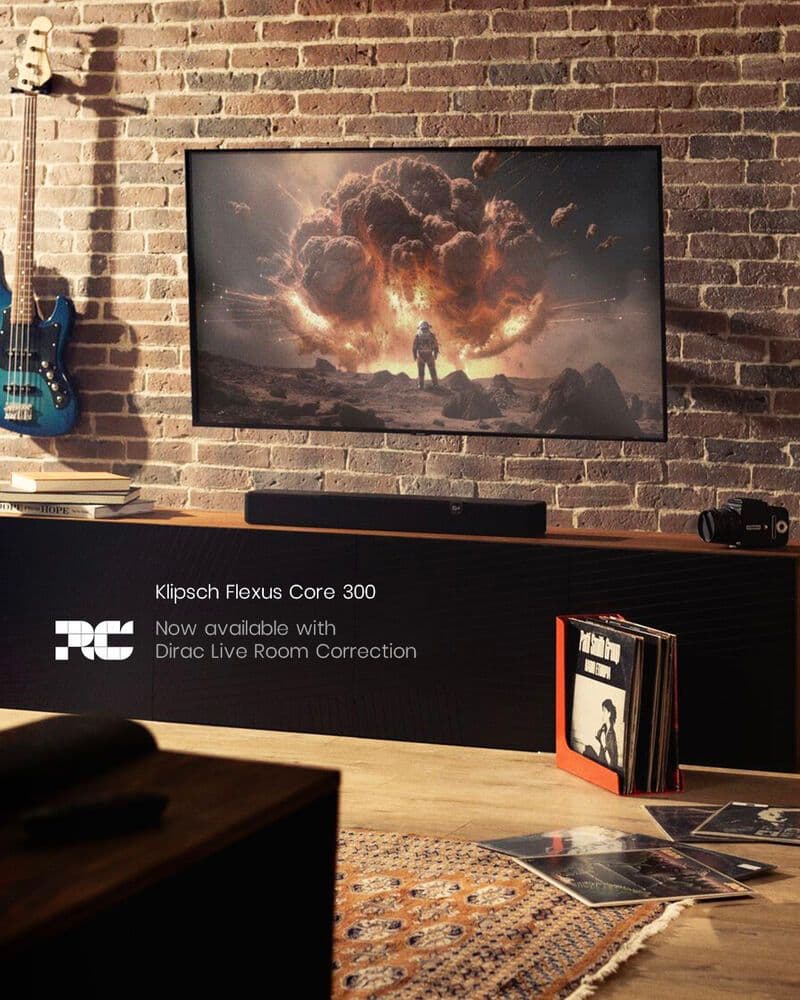 Klipsch launches the Flexus Core 300 Soundbar with Dirac Live Room Correction in 2025