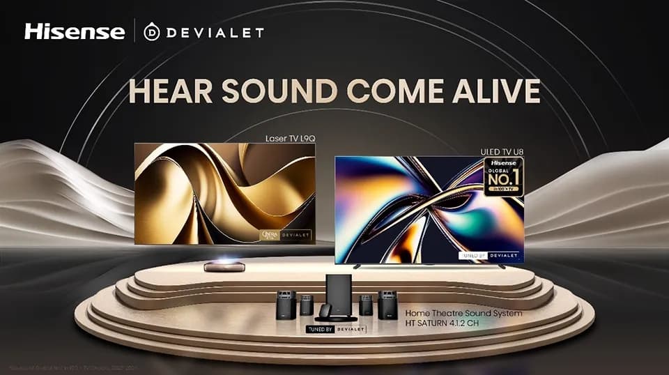 Hisense and Devialet Collaborate to Unveil Cutting-Edge Audio-Visual Innovations