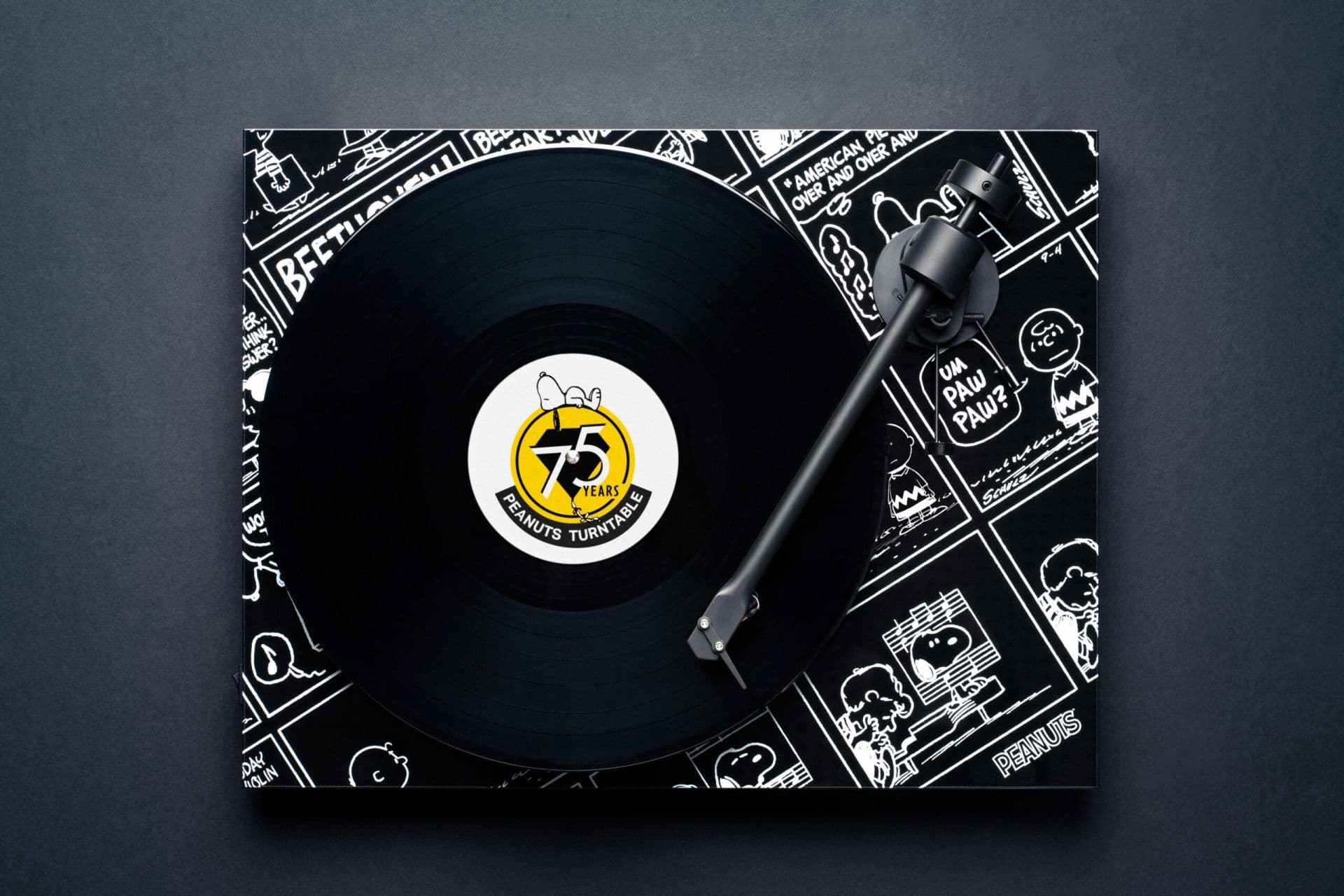 Pro-Ject Audio Systems Unveils Peanuts-Themed Turntable Celebrating 75th Anniversary