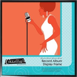MCS 12.5x12.5 Inch Record Album Display Frame, Black (40949)