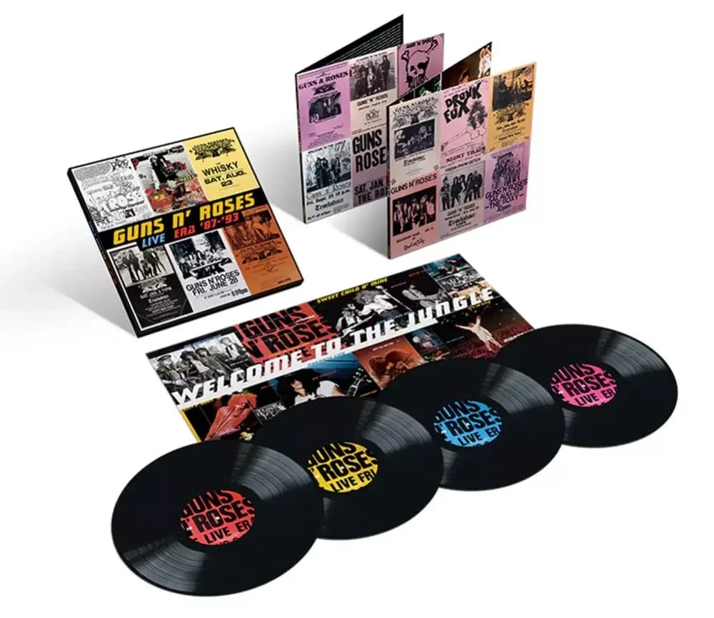 Guns N' Roses Release Live Era '87-'93: Iconic Concert Album Reissued on Vinyl