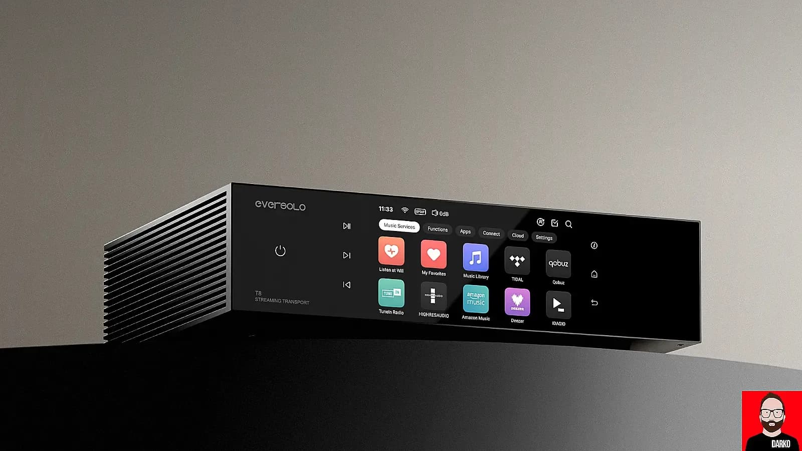 Introducing Eversolo’s T8 Digital Transport: High-Performance Streaming Capabilities