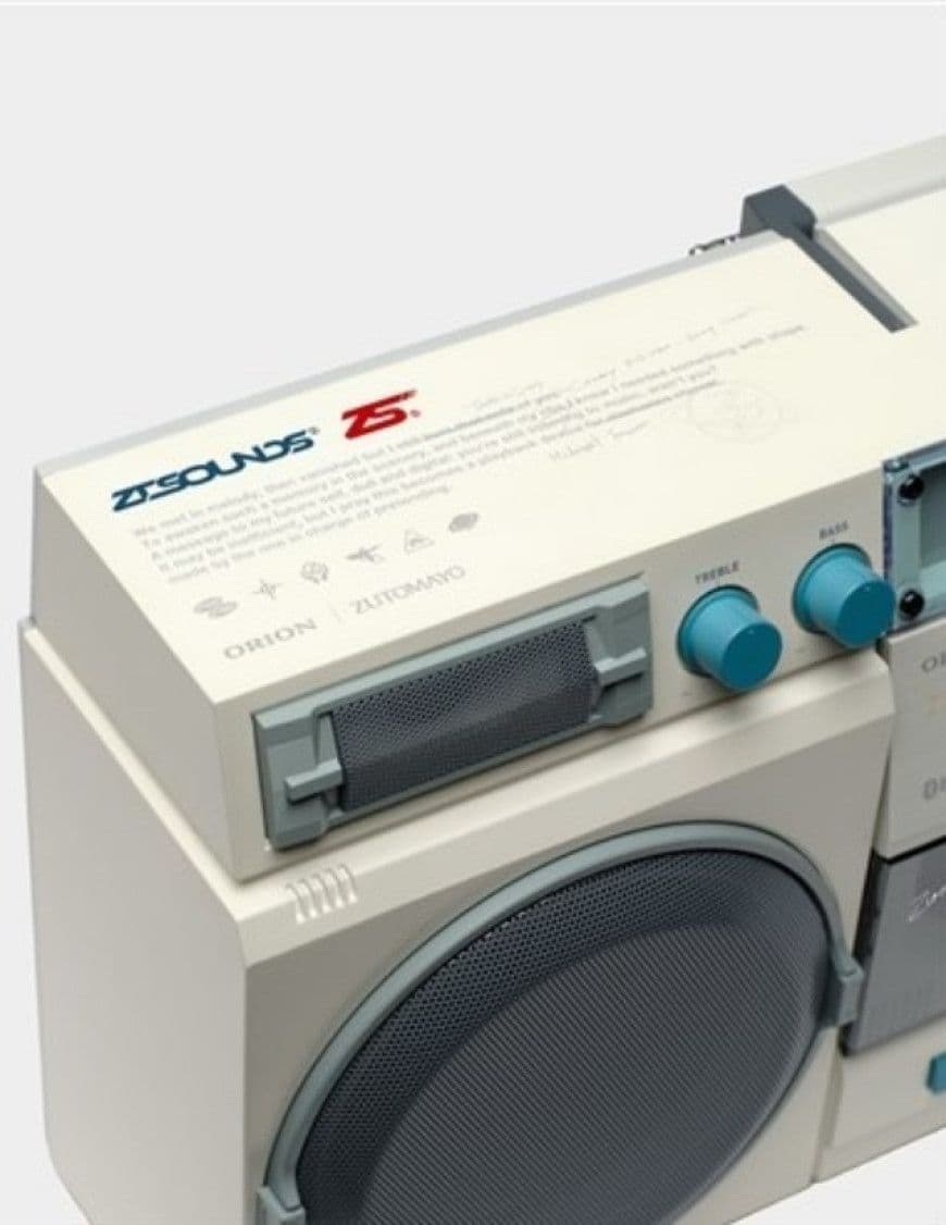 SCR-B9(Z): A Collaborative Retro Boombox by Orion and Zutomaya Launching March 2026