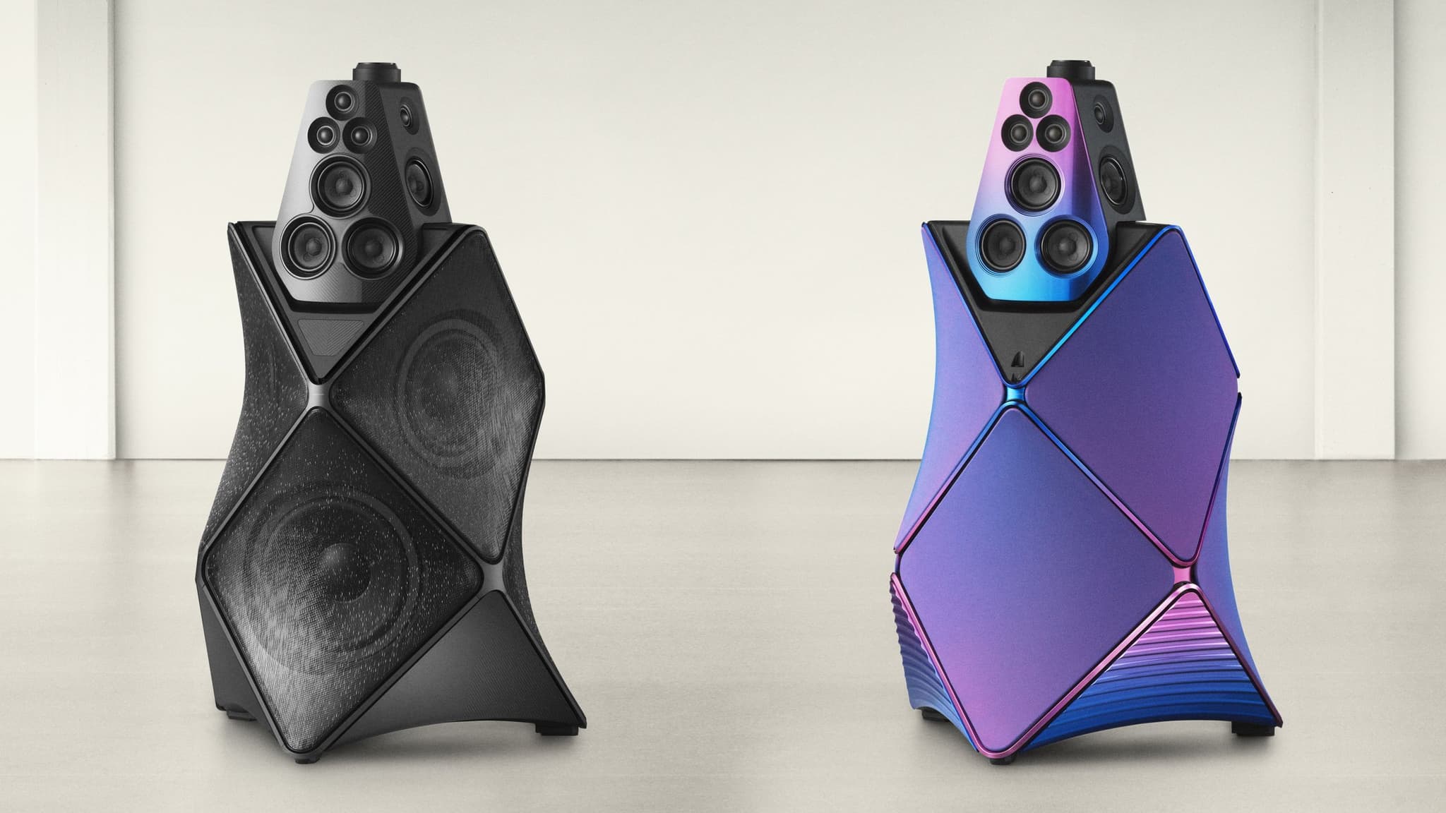 Introducing Limited Edition Bang & Olufsen Beolab 90 Speakers: Phantom and Mirage Finishes
