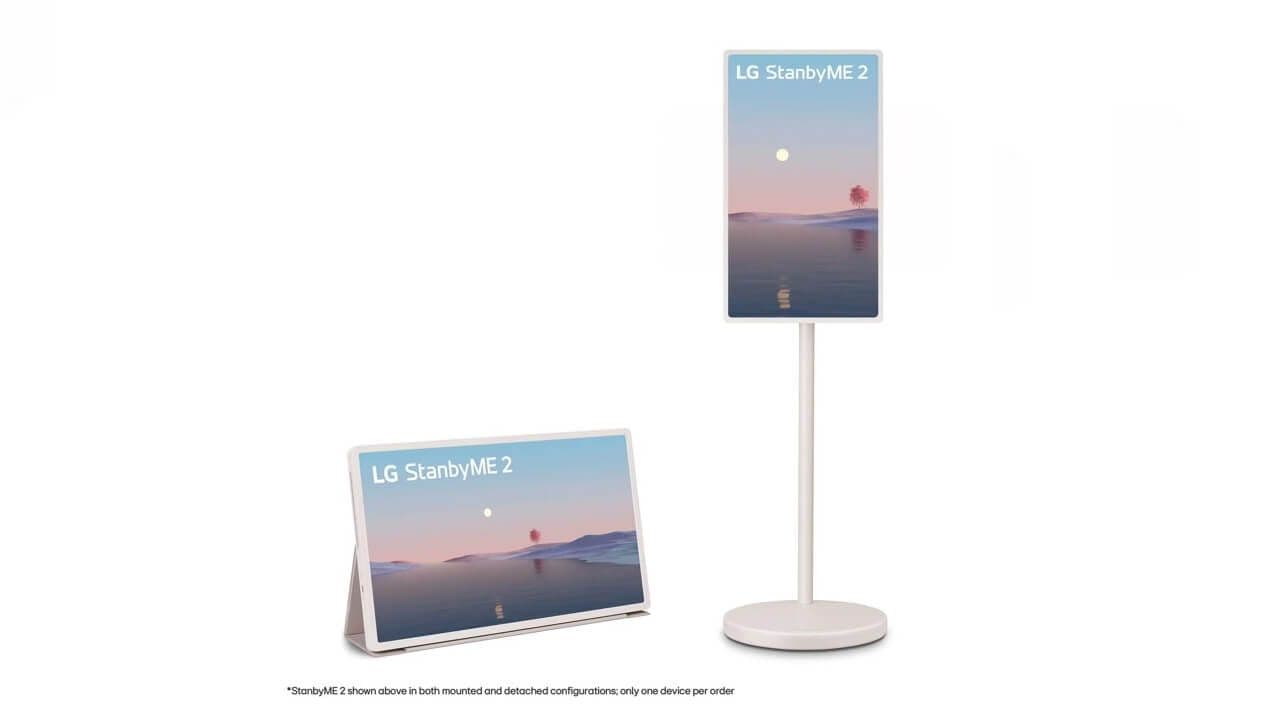 The LG StanbyME 2 Introduces Portability in Television Design