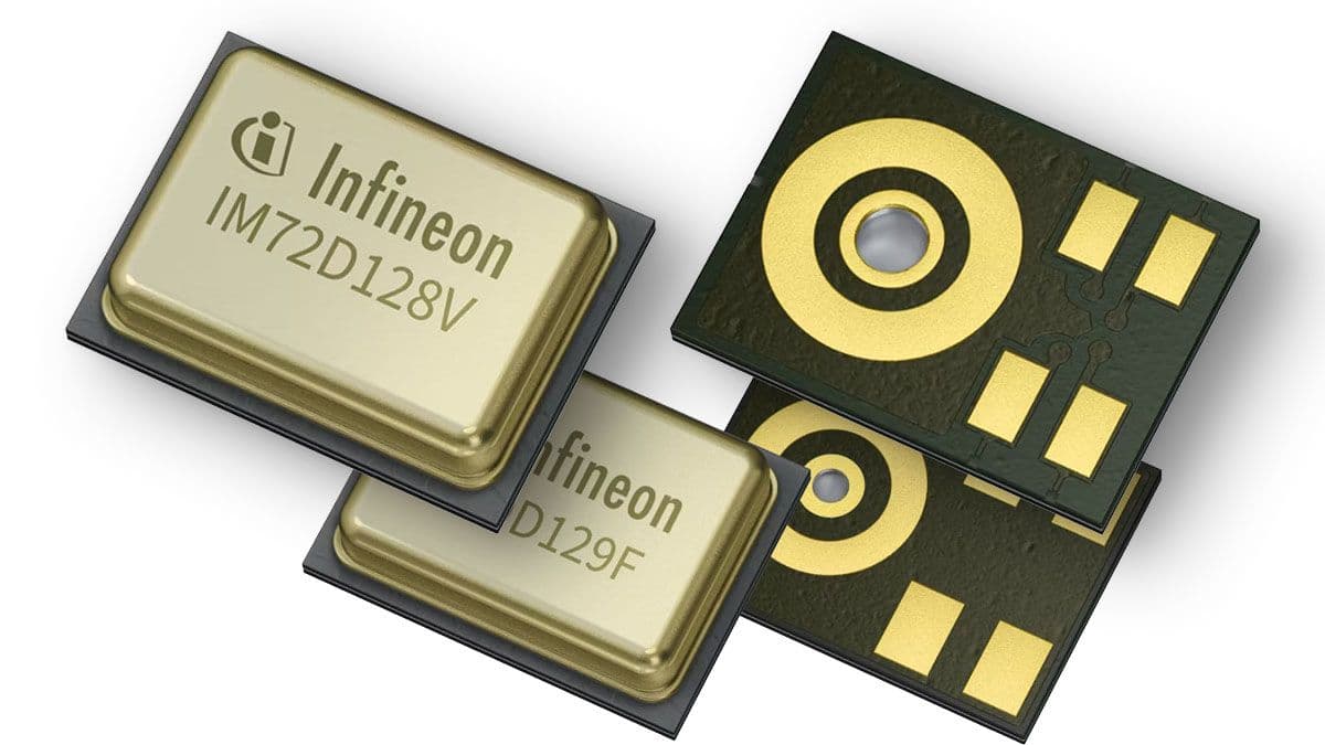 Infineon Introduces IM72D128V and IM69D129F MEMS Microphones for Enhanced Audio and Power Efficiency