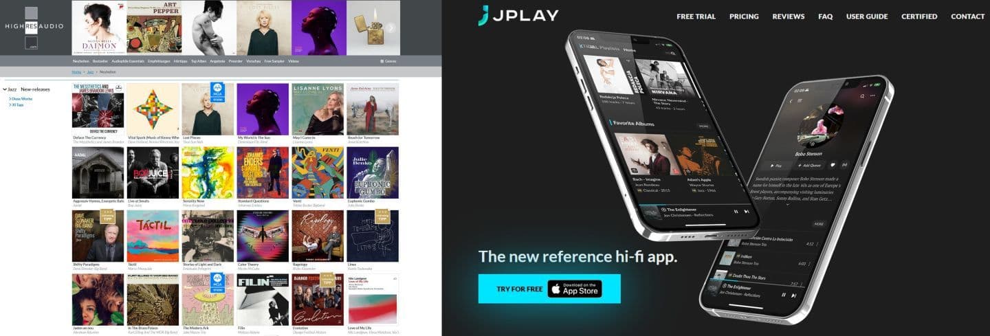 Highresaudio Streaming y Download-to-Own se lanzan en la app JPLAY