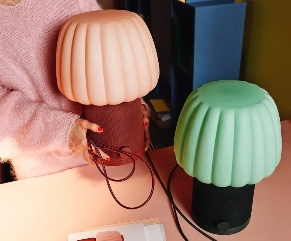 IKEA Unveils Kulglass: A Table Lamp and Speaker Duo