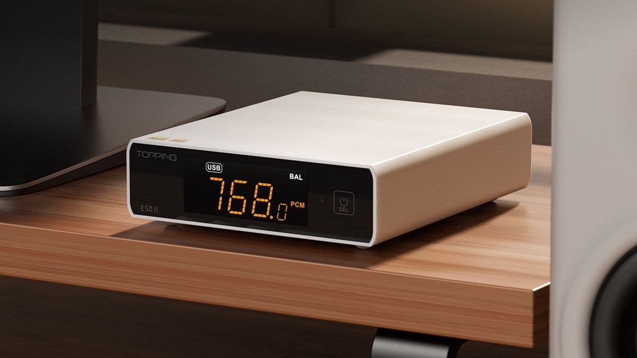 TOPPING E50 II: AK4497S DAC Featuring LDAC Bluetooth and PEQ Control