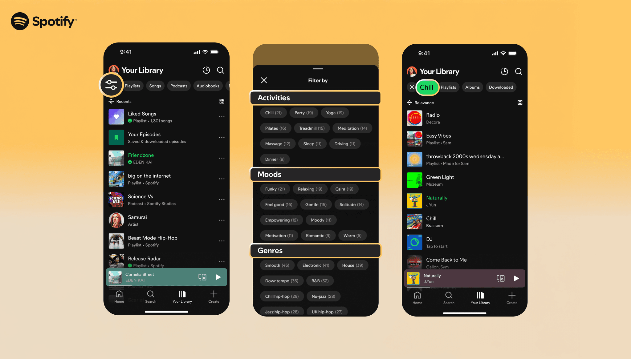 Spotify führt neue Smart Filter Funktionen ein, die das Erlebnis Ihrer Musikbibliothek verbessern