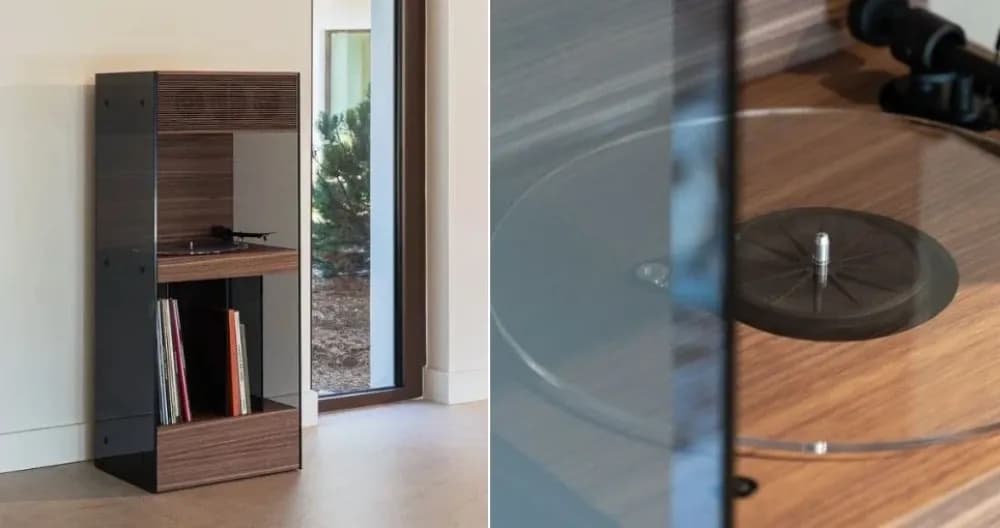 La Boite Concept PR Alta: A Furniture Cabinet with Integrated Vinyl Player and Premium Acoustic System