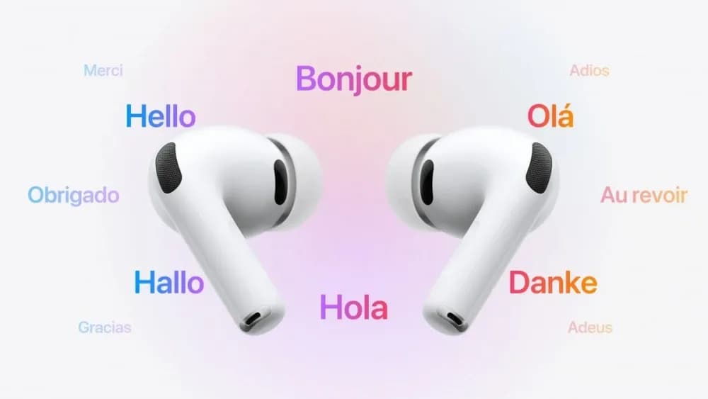 Apple представляє функцію живого перекладу для AirPods у ЄС