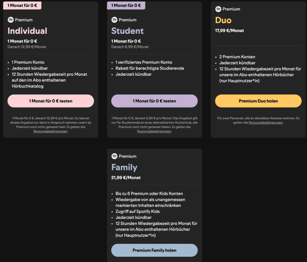 Spotify ajuste les prix des abonnements