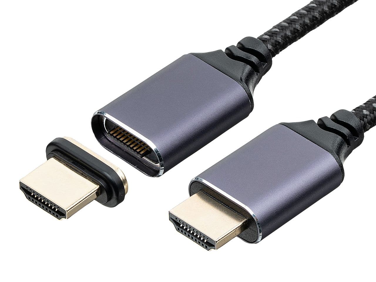 El cable HDMI magnético Sanwa Supply 500-HD036 admite 48Gbps, 8K60 y 4K120 con conector desmontable