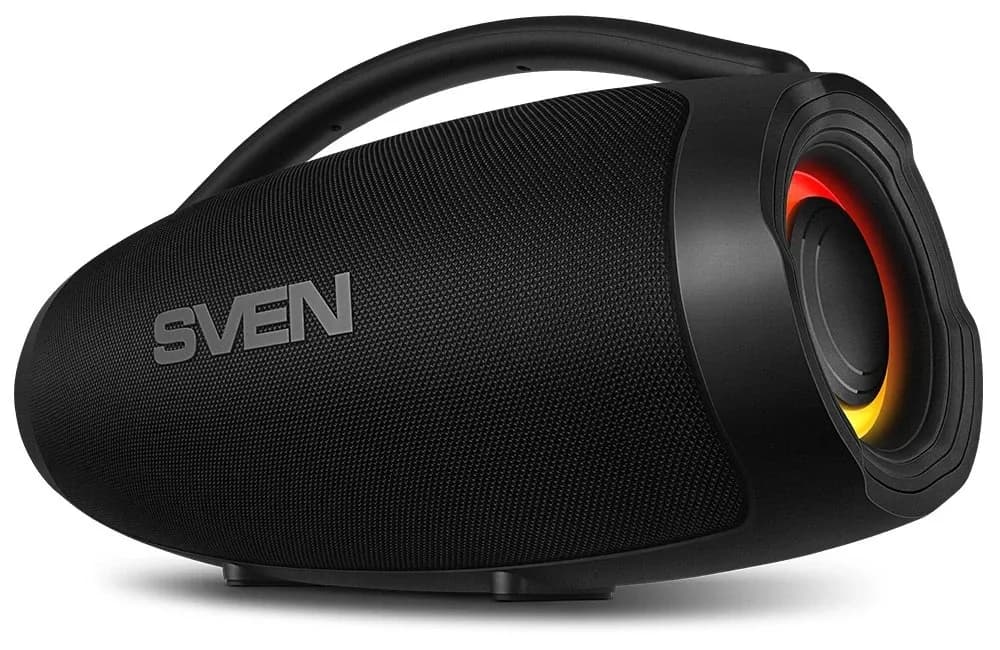 SVEN PS-375 Portable Speaker: Dynamic Lighting and Deep Bass