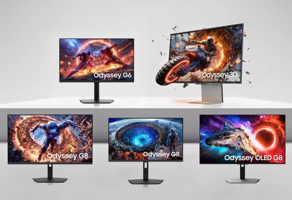 Samsung представила монітори 2026 року з підтримкою 6K, 3D, 1040Hz та DisplayPort 2.1