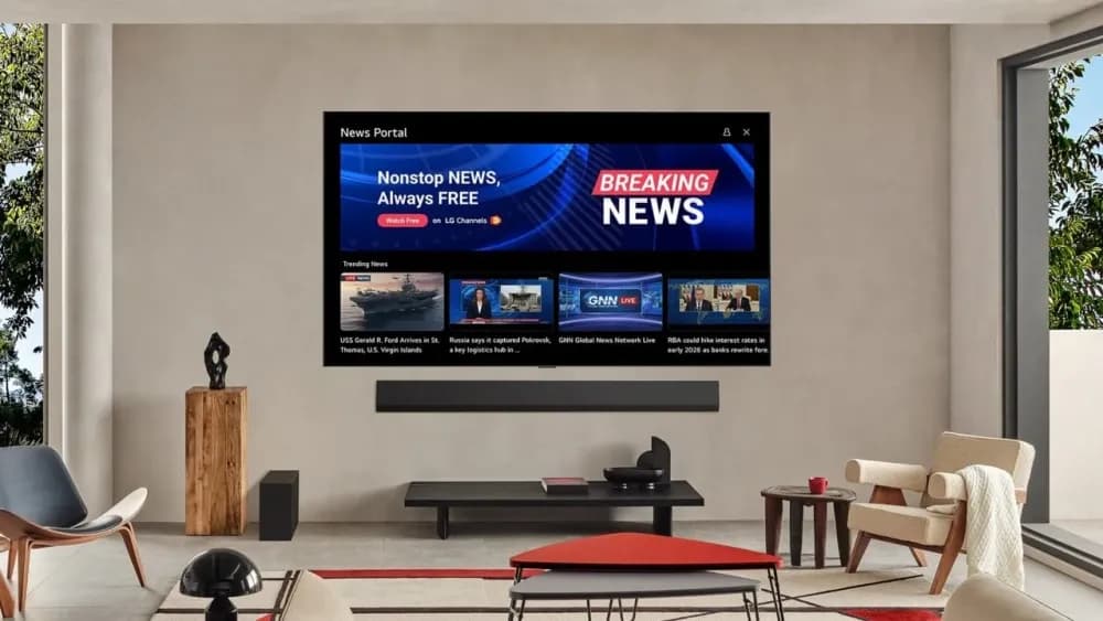 LG Launches webOS Updates Simplifying Access to News Content