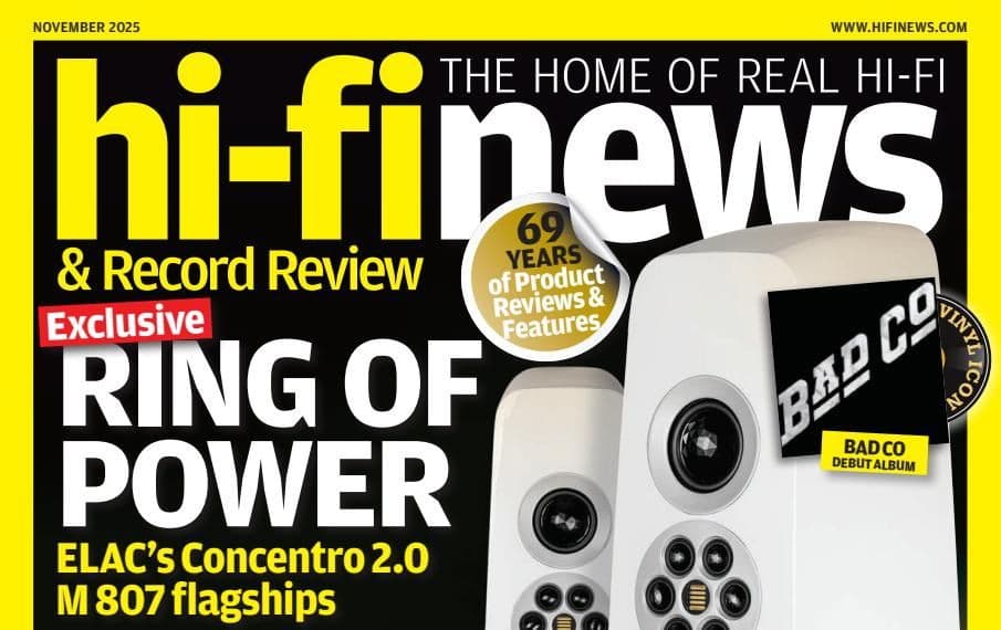 Exploring the ELAC Concentro 2.0 M 807 and More: Highlights from HFN Vol. 70, No. 11, November 2025