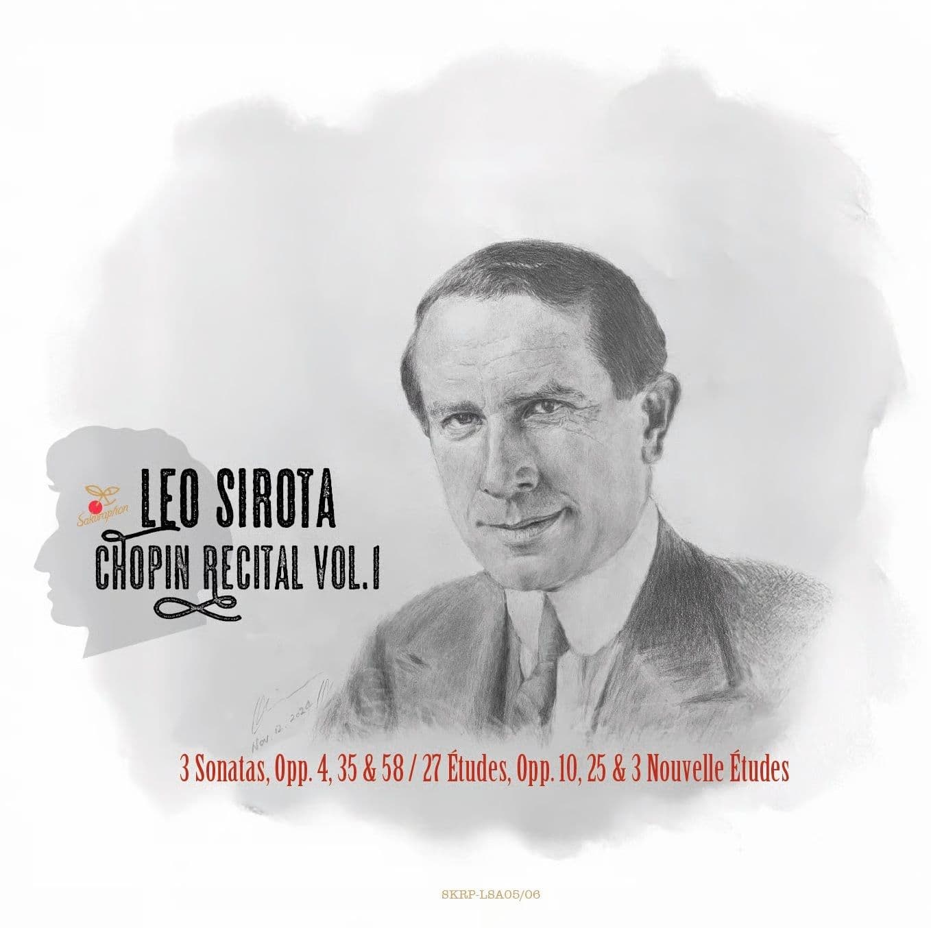Nuevo lanzamiento por Sakuraphon: 'Chopin Recital, vol. 1' de Leo Sirota – Incluye 3 Sonatas y 27 Estudios