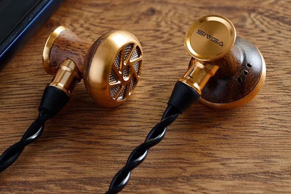 SIVGA M300 Wired In-Ear Earphones with Natural Wood Housing and Large Dynamic Drivers