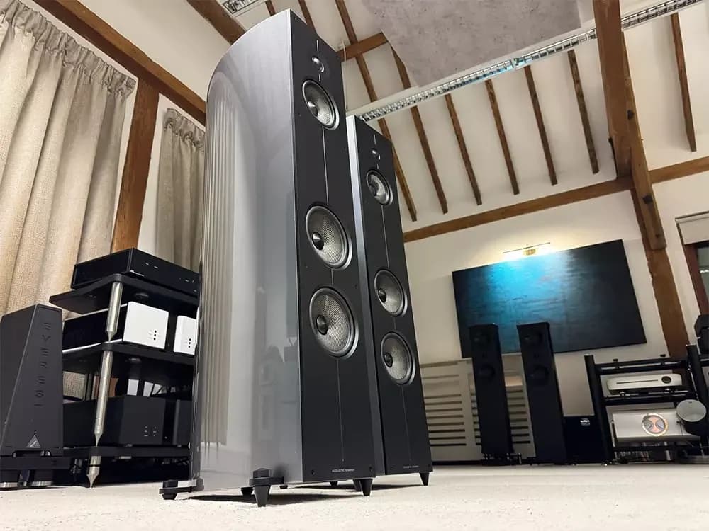 Acoustic Energy Corinium Flagship Speaker Now Available in Midnight Silver Finish