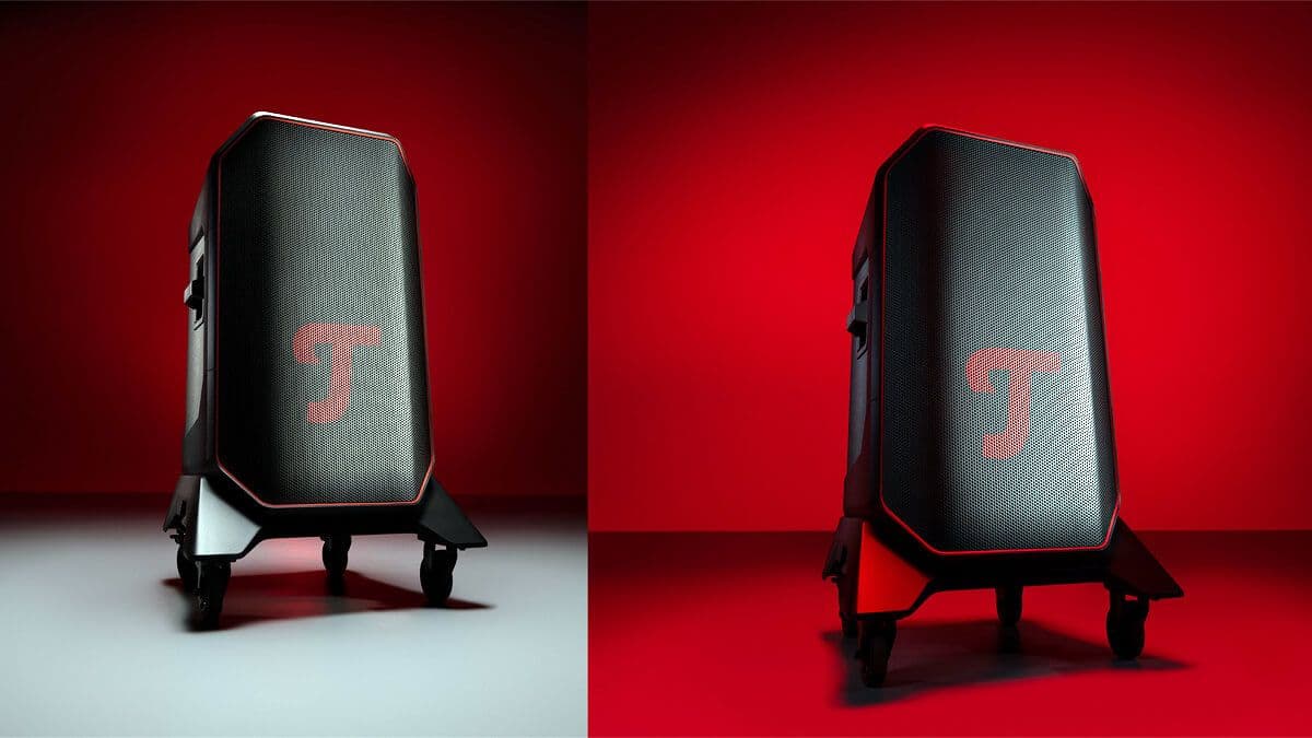 Teufel Rockster 2: Portable Bluetooth Event Speaker with DMX Light Control and Integrated DJ Section