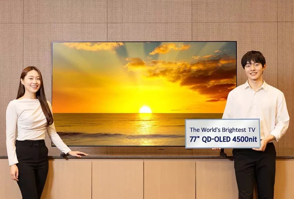 Samsung Display unveils QD-OLED panel with peak brightness of 4,500 nits