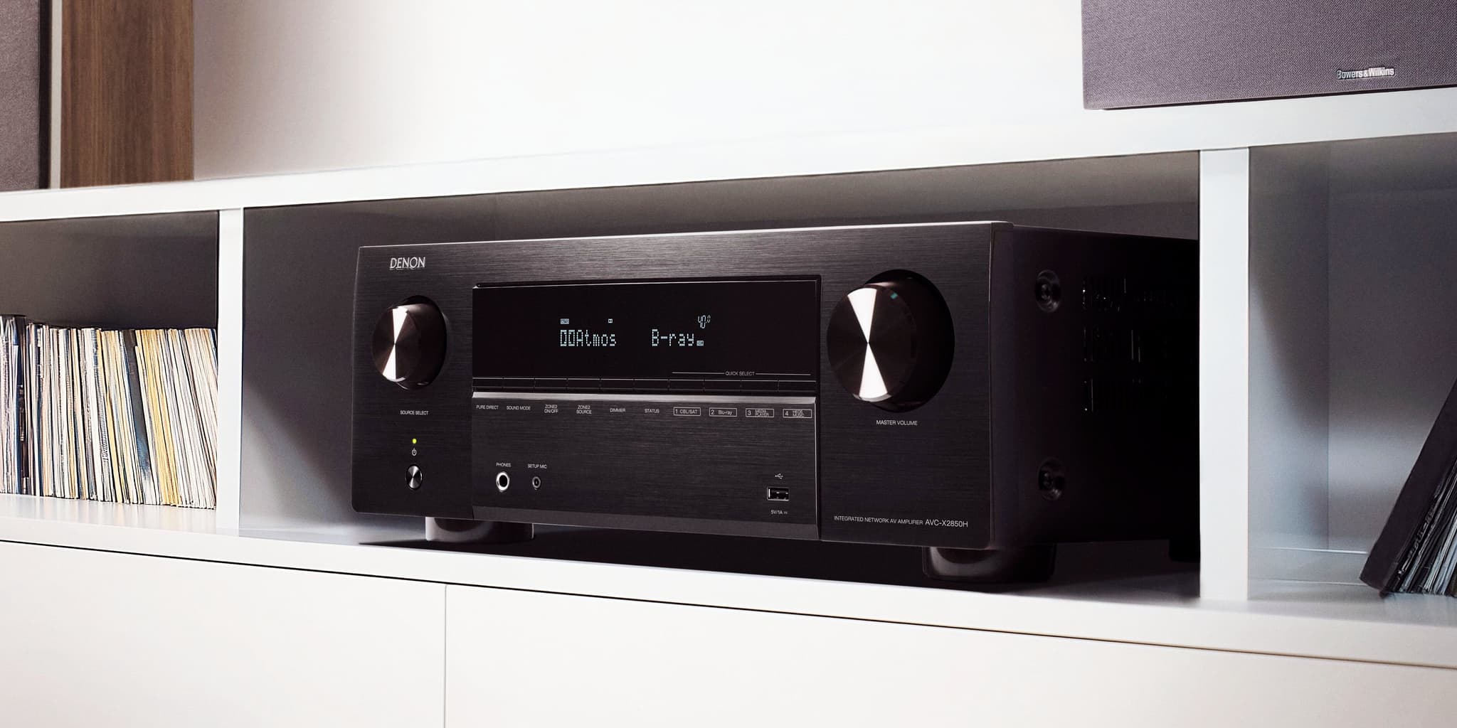 Denon AVC-X2850H: New AV Receiver for 7.2 Surround Sound with 8K and Dolby Atmos