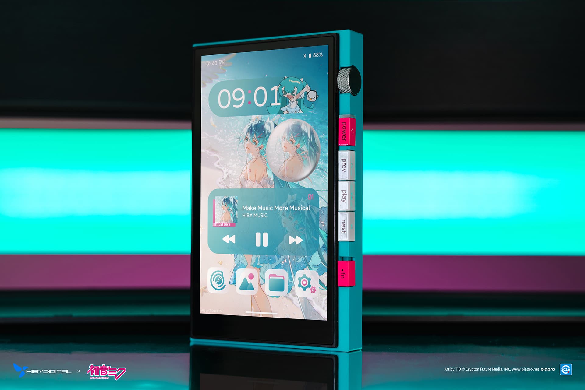 HiBy M500 Hatsune Miku Edition 4G Android DAP with Nano SIM and Dual CS43198 DACs Launching in April
