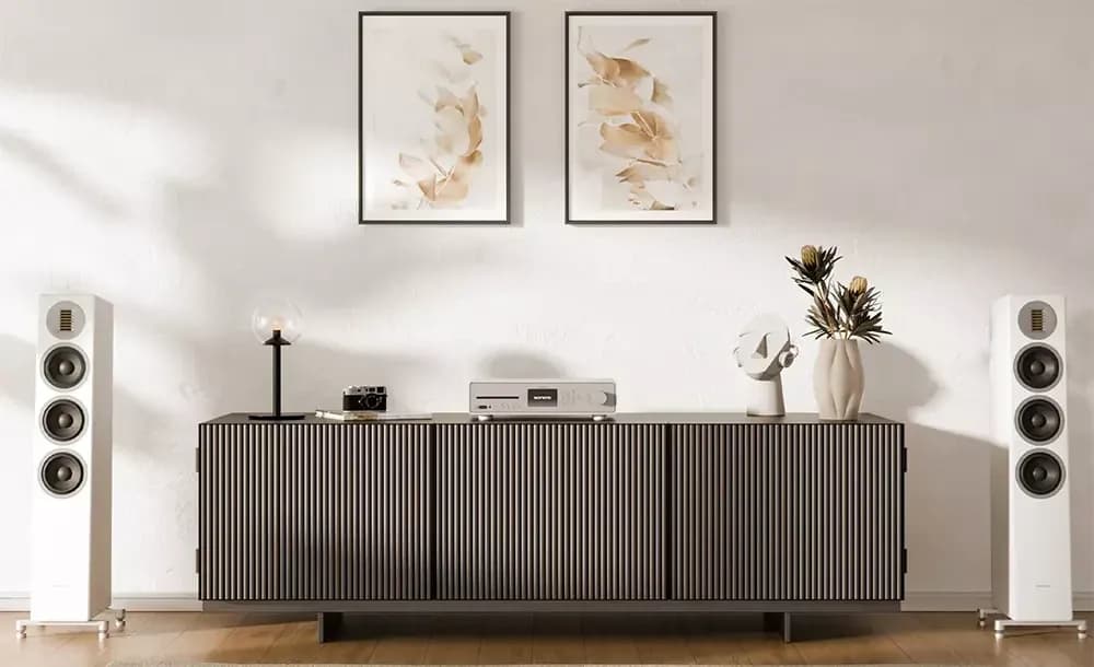 Sonoro Orchestra Shaped Signature: German-made Floorstanding Three-way Loudspeakers