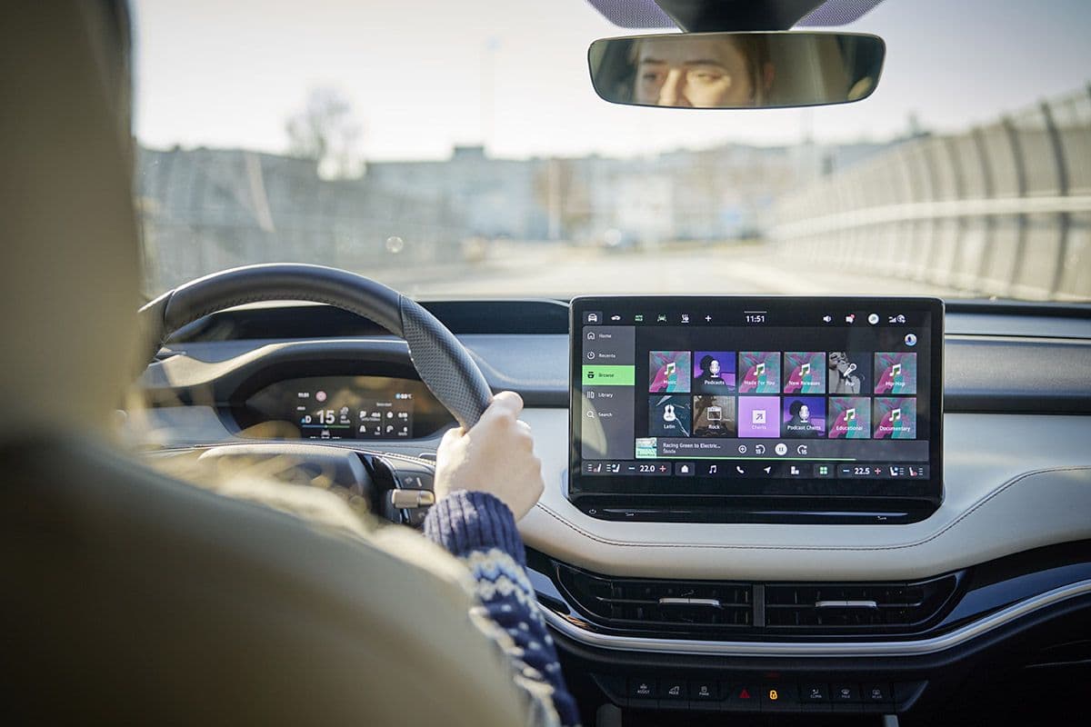 Cinemo Brings Native Spotify Integration to Skoda Enyaq and Elroq Infotainment Systems