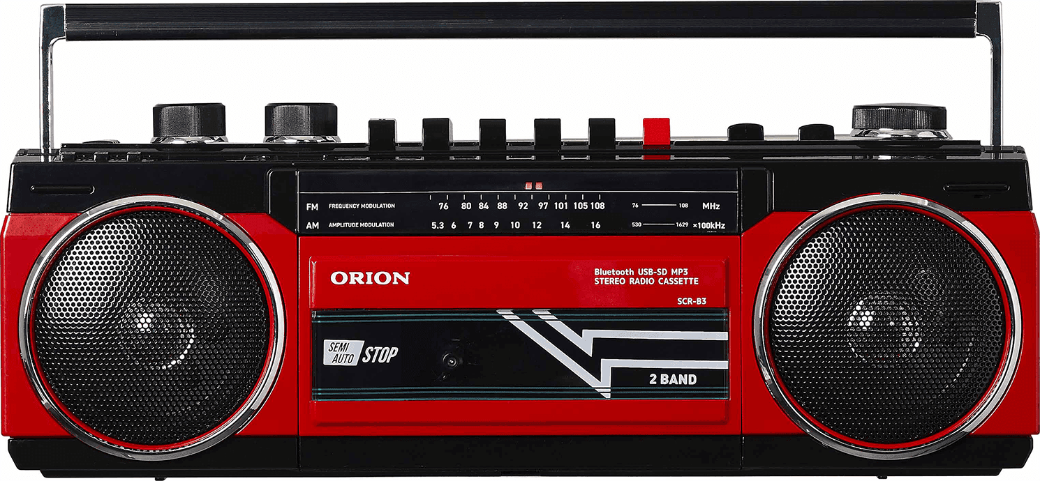 ORION Introduces New Red Color for "SCR-B3" Compact Bluetooth Boombox