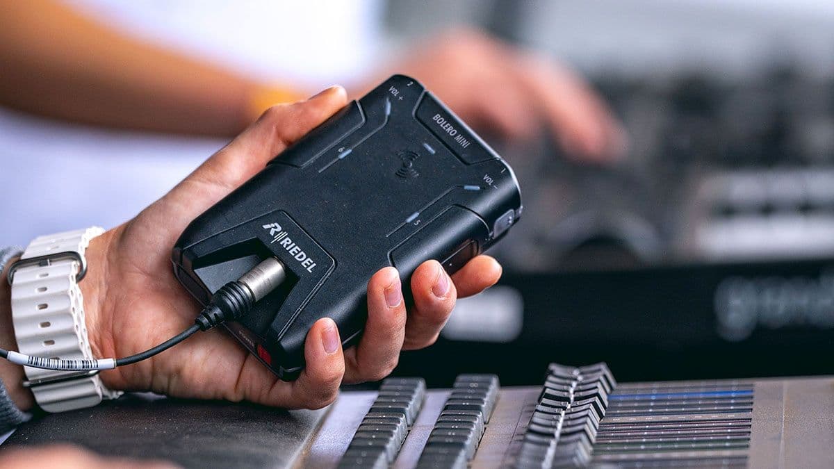 Riedel Unveils Ultra-Light Bolero Mini Wireless Intercom Beltpack