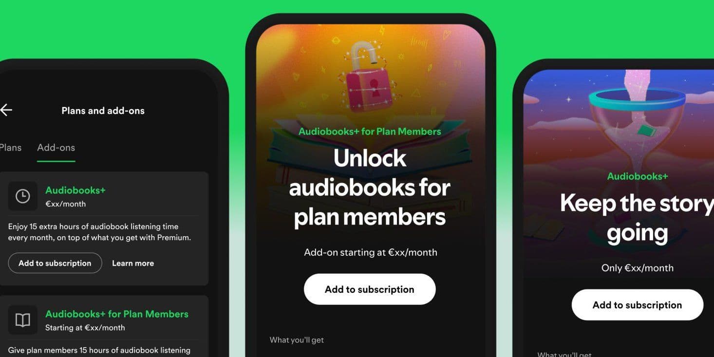 Spotify Expands Audiobook Access with Hörbücher+