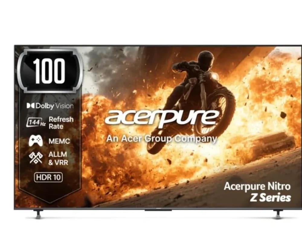 Acerpure Nitro Z Series 100-Inch 4K QLED TV Unveiled