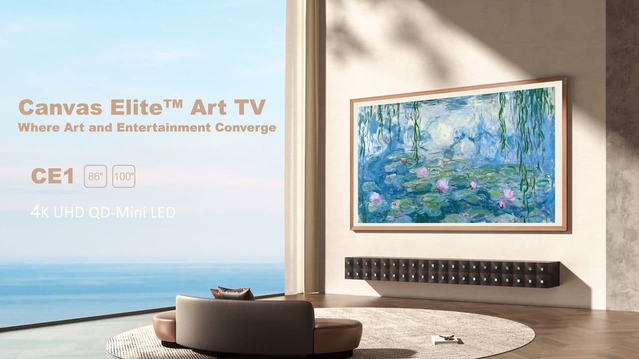 Skyworth Unveils 100-inch Canvas Elite Art TV at CEDIA 2025