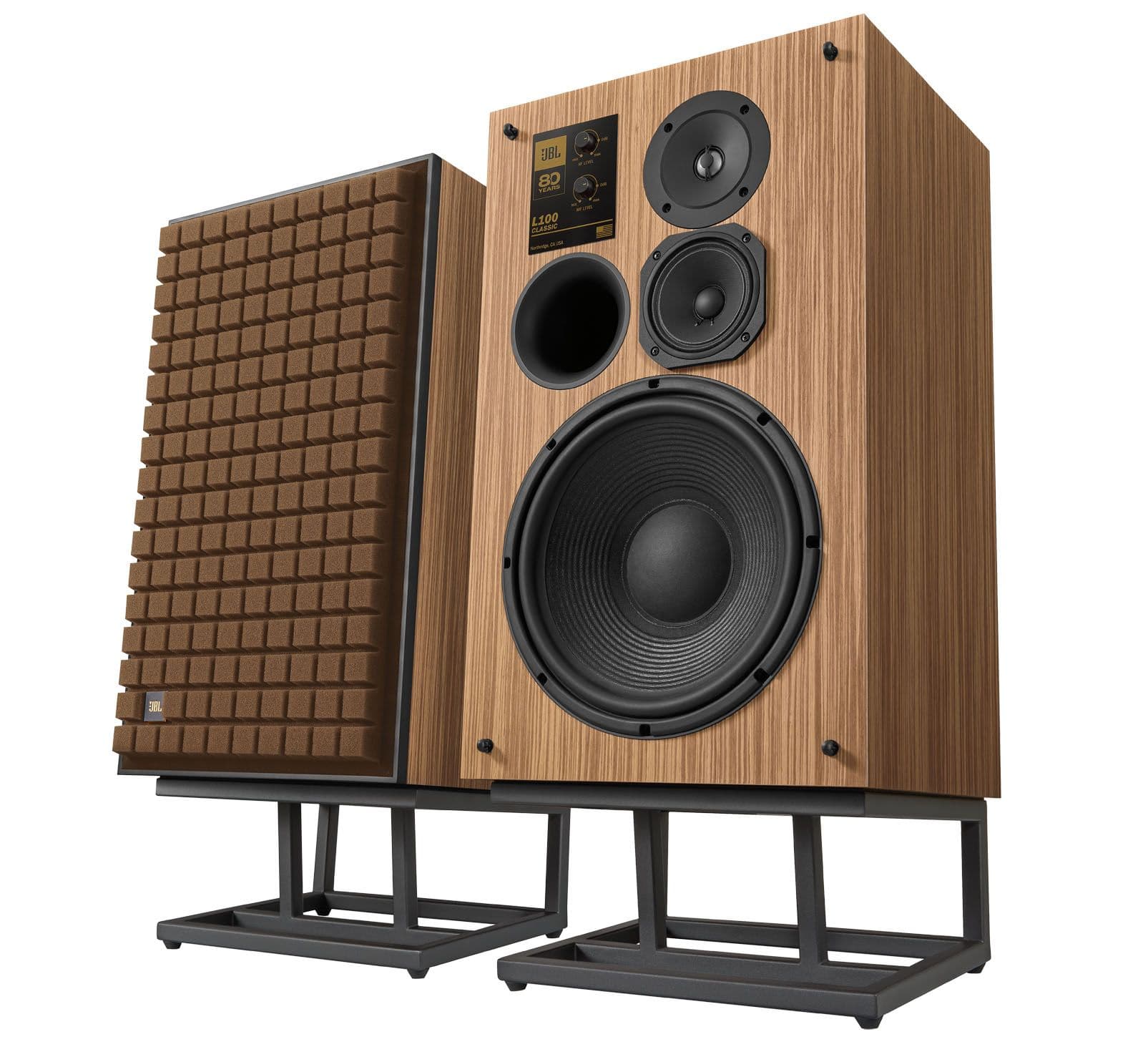 JBL L100 Classic 80 Limited Edition Speakers with Oak Real Wood Finish Celebrate JBL’s 80th Anniversary