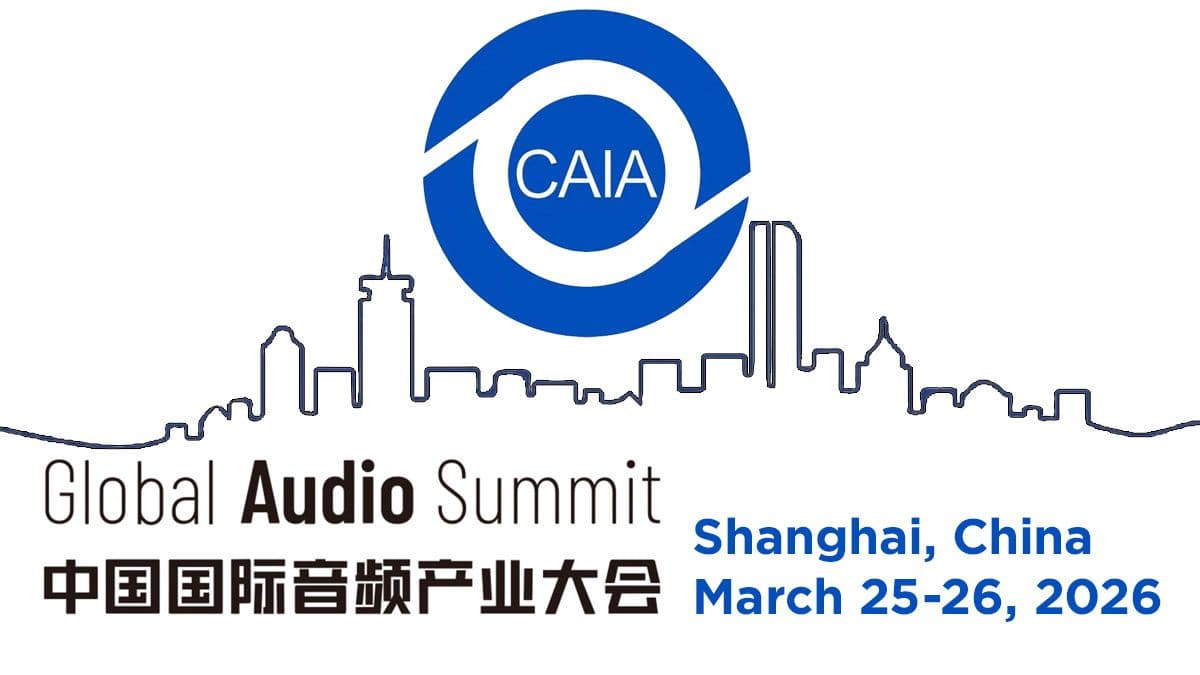 Global Audio Summit 2026 Returns to Shanghai on March 25-26
