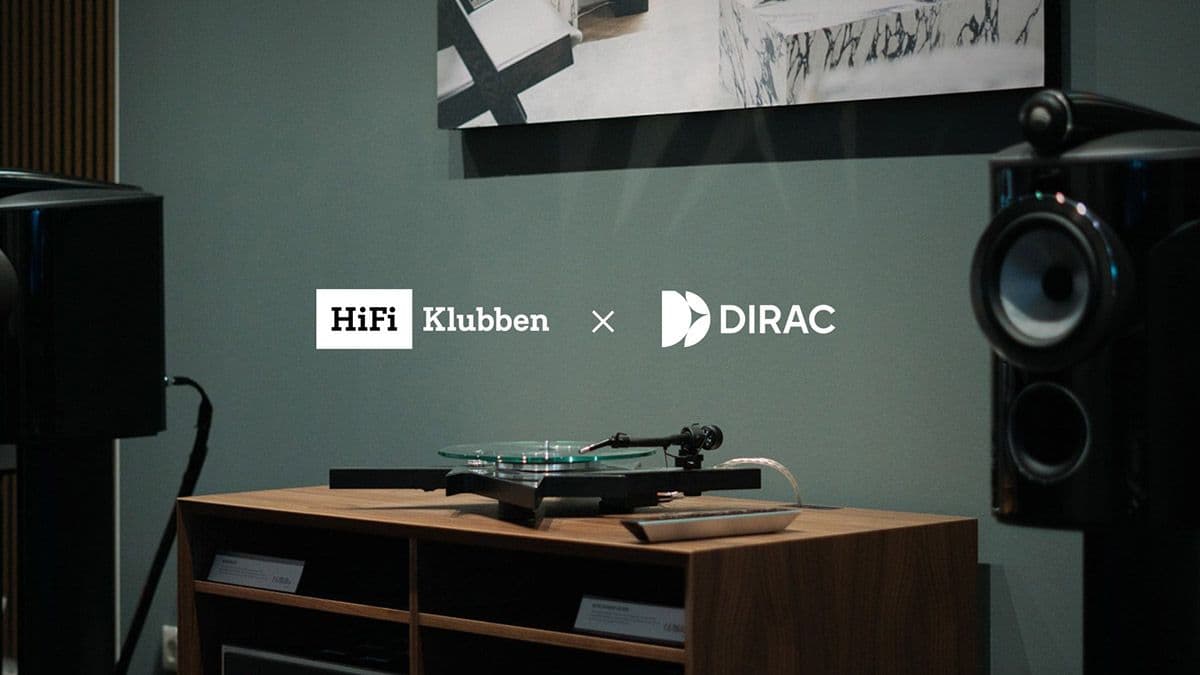 Dirac Live Licenses Go On Sale In-Store via HiFi Klubben Partnership Across Northern Europe