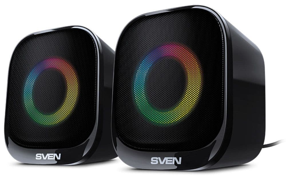 SVEN G345 – Stylish Desktop Multimedia Speakers with Dynamic RGB Lighting