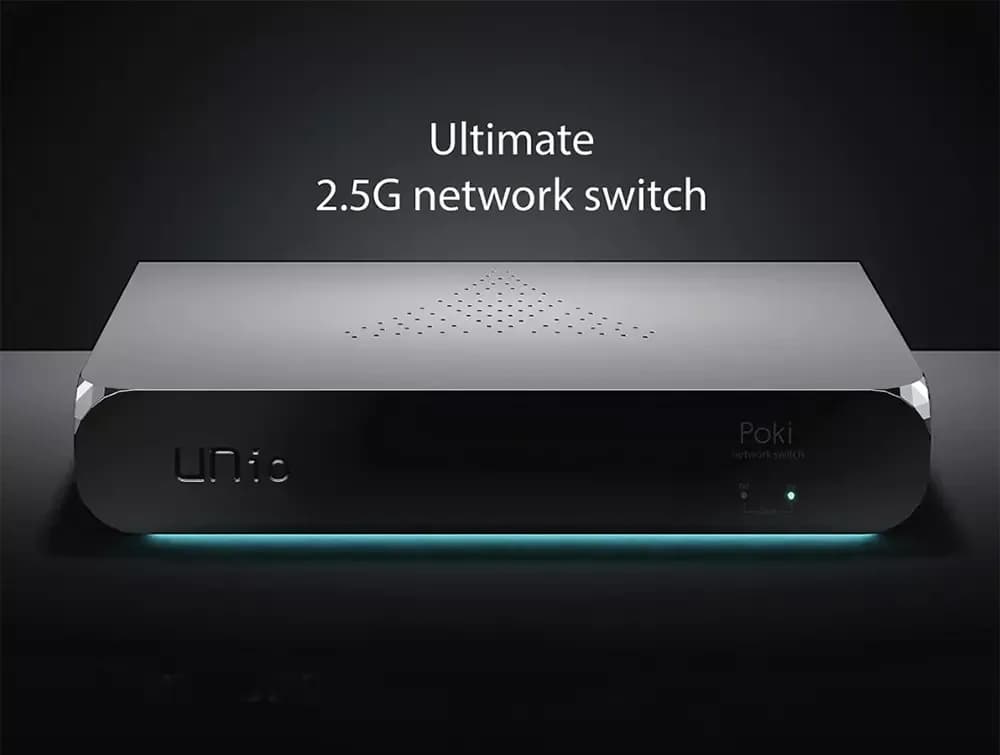 UNio Poki: Audiophile Network Switch with 2.5G Capability