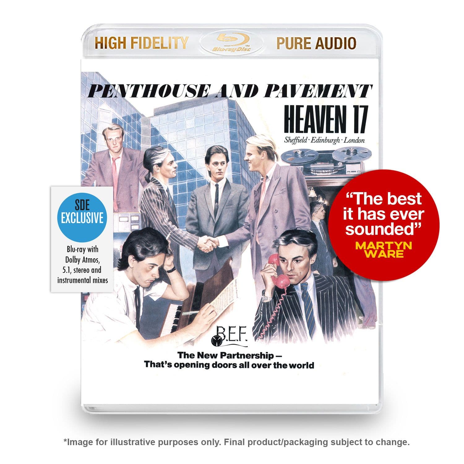 Blu-ray Heaven 17 Penthouse and Pavement та The Luxury Gap підтверджують плоскі трансфери оригінальних стереоміксів 192 кГц/24-біт