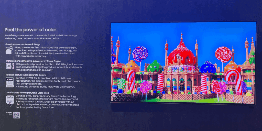 Samsung unveils RGB-Mini-LED TV at IFA 2025, redefining home theater visuals