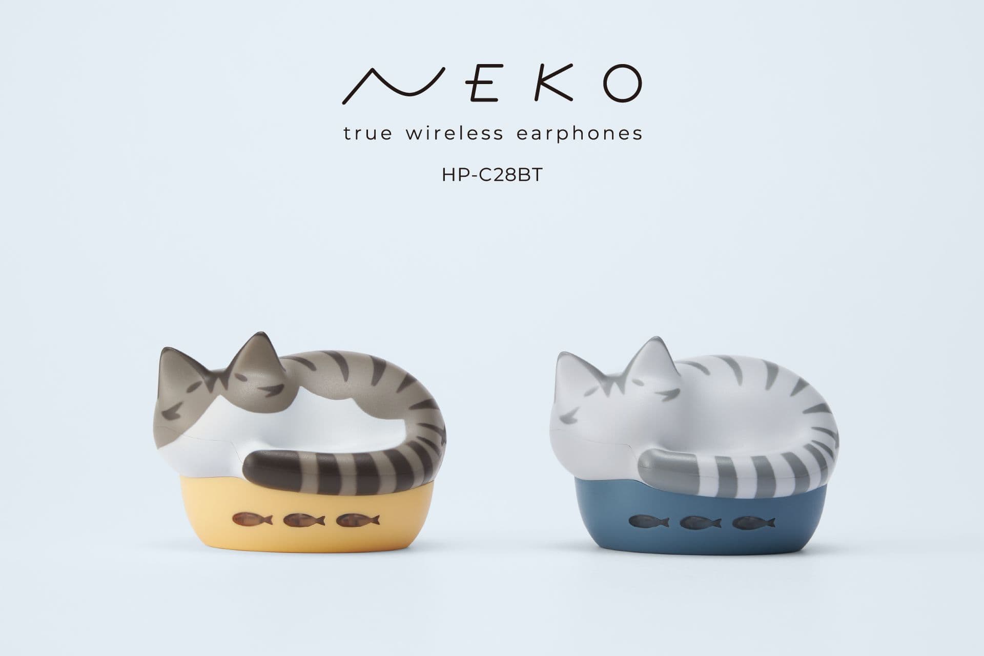 Radius introduces new "NEKO true wireless earphones" colors: Kijishiro and Sabatora