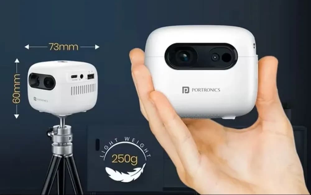 Introducing the Portronics Pico 14 Portable Projector: Compact Dimensions with 720p Resolution Display at $320