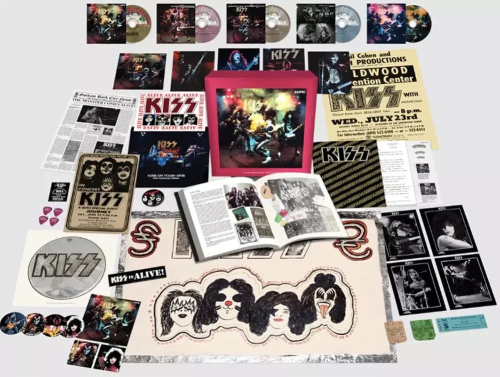 KISS Celebrates 50th Anniversary of Alive! with Expanded Box Set Release