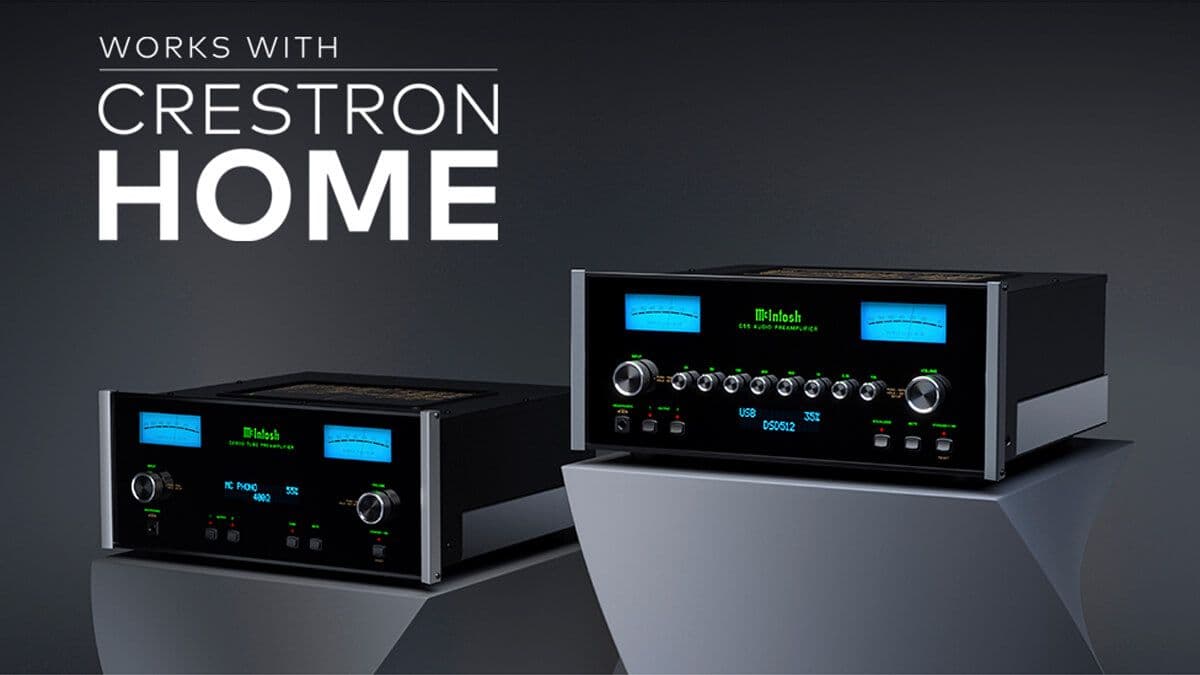 McIntosh C55 AC та C2800 AC отримали сертифікацію для інтеграції з Crestron Home