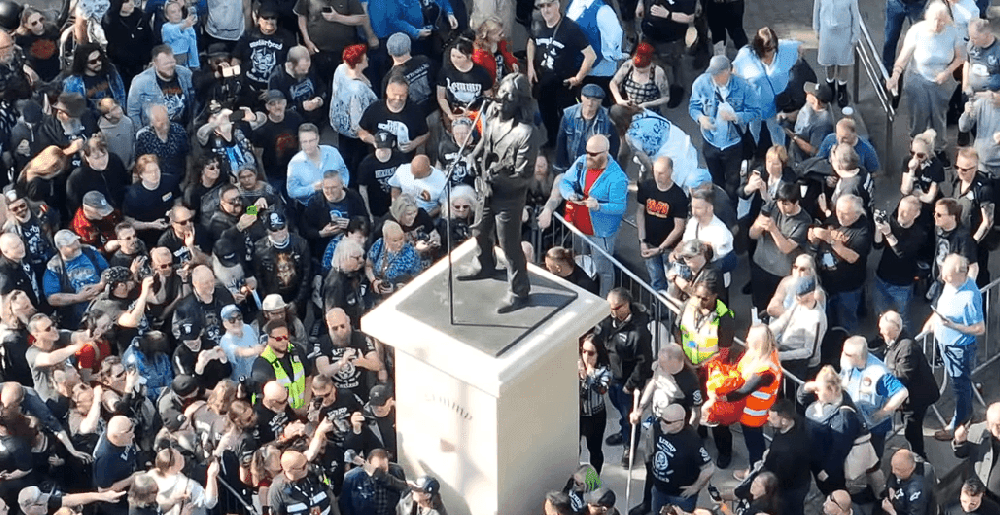 Lemmy Kilmister Honored with Striking Bronze Statue in Burslem, Stoke-on-Trent