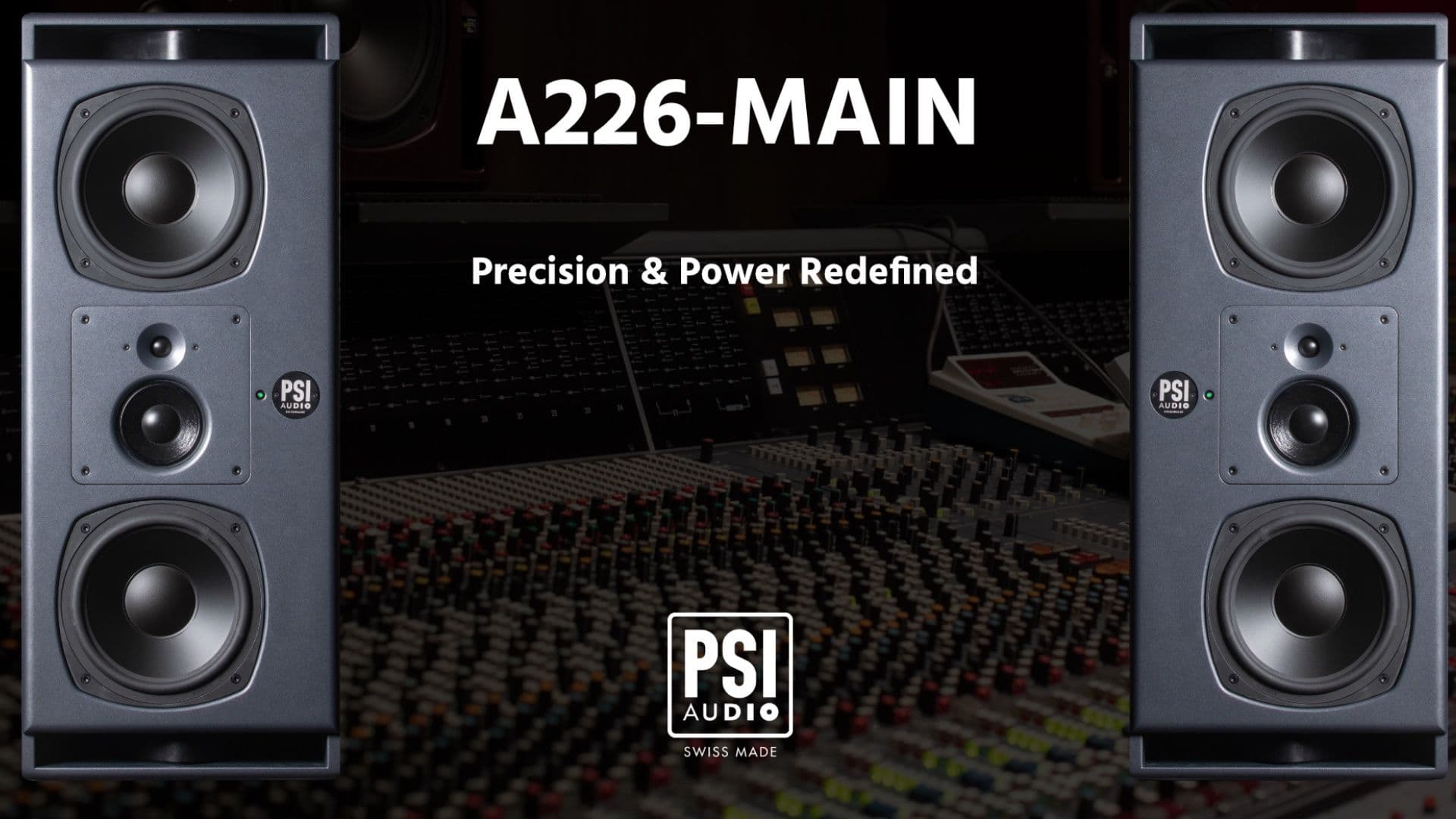 PSI Audio A226-MAIN: Redefining Studio Monitoring Excellence